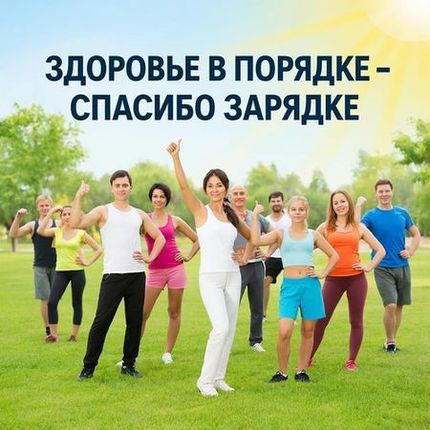 Здоровье в порядке — спасибо зарядке!