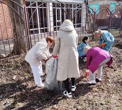 Территория ГБУЗ ПООБ продолжает преображаться